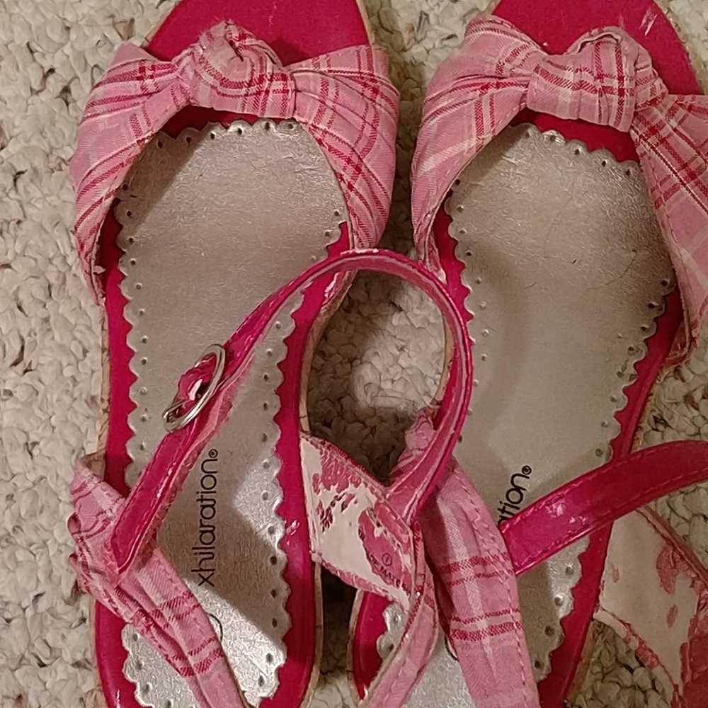 Girls high heel wedges!